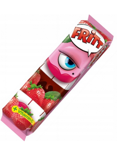 Жевательные конфеты с витамином С Fritt Chewy Candy со вкусом клубники 70г