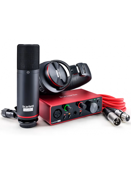 Звуковая карта Focusrite Scarlett Solo Studio 3-го поколения для USB