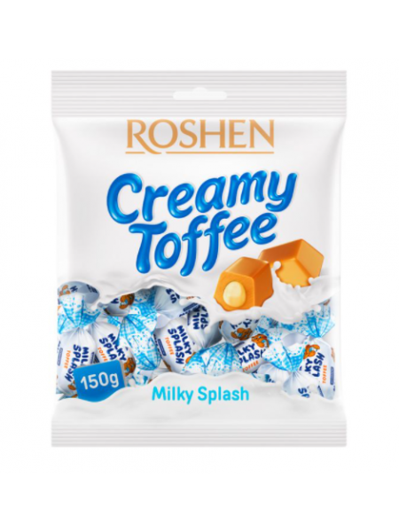 Конфеты с кремовой начинкой из сгущенного молока Milky Splash Toffifee ROSHEN 150 г