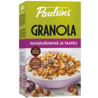 Мюсли с фундуком и финиками Paulúns Granola Hasselpähkinä Ja Taateli 450г