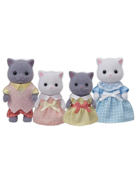 Игровые персонажи Sylvanian Families - семейство персидских кошек