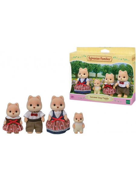 Игровые персонажи Sylvanian Families Семейство карамельных собак