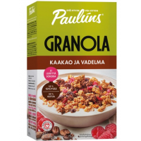 Мюсли с какао и малиной Paulúns Granola Kaakao Ja Vadelma 450г