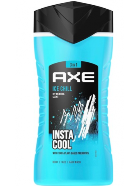 Мужской гель для душа Axe Ice Chill 250мл ледяной ментол