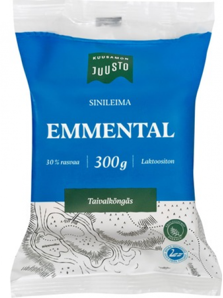 Сыр без лактозы Kuusamon sinileima Emmental 300г