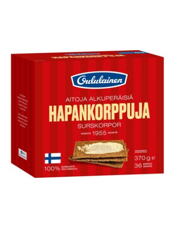 Ржаные хлебцы OULLAINEN Hapankorppu 370 г 