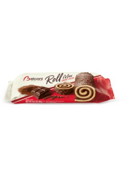 Шоколадный рулет Balconi Roll Max Cacao - Kääretorttu 300г