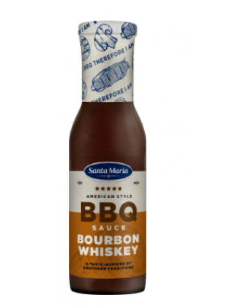 Соус барбекю со вкусом виски Santa Maria BBQ Sauce Bourbon Whiskey 370г