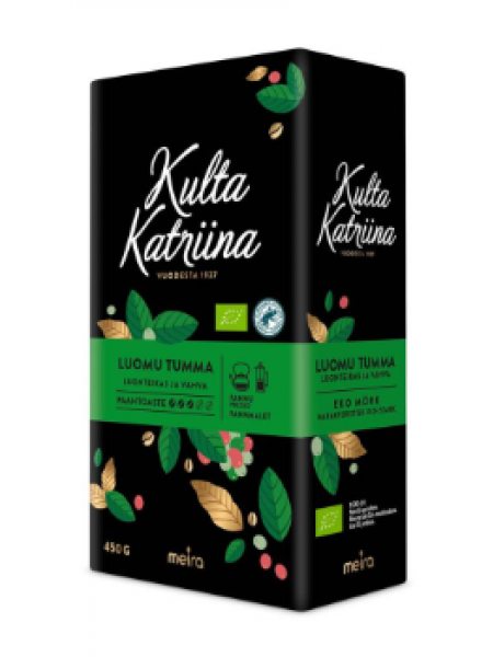 Кофе молотый Kulta Katriina Luomu tumma paahto 450г