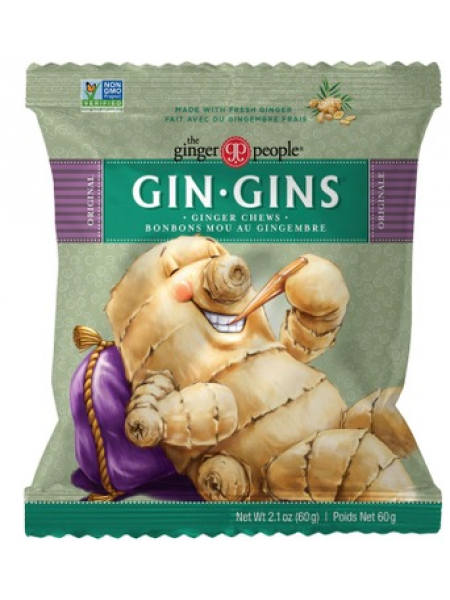 Жевательные конфеты с имбирем Ginger People Gin Gins 60г