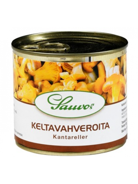 Лисички в рассоле Sauvon Keltavahveroita 200/120г в ж/б