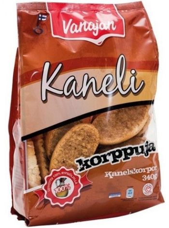 Сухарики с корицей Vanajan Kaneli korppuja 340г