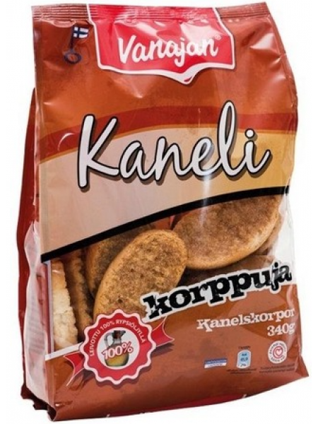 Сухарики с корицей Vanajan Kaneli korppuja 340г