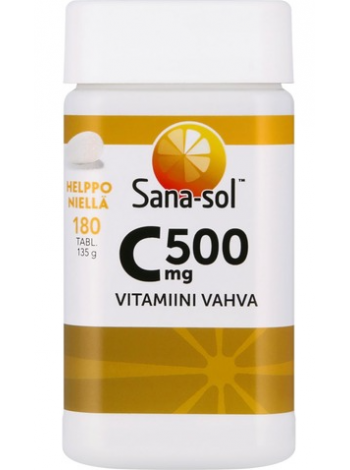 Витамин Sana-Sol C-Vitamiini 500Mg 180шт