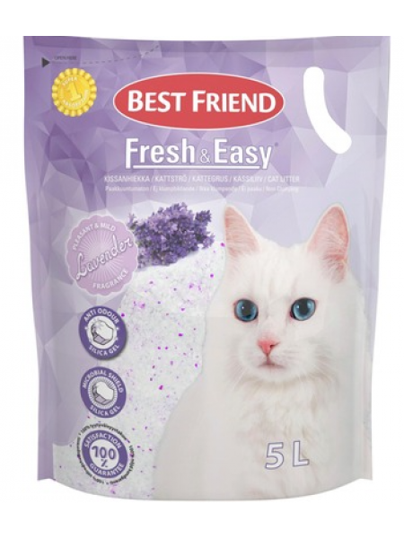 Наполнитель для кошачьего туалета Best Friend Fresh & Easy Lavender 5л