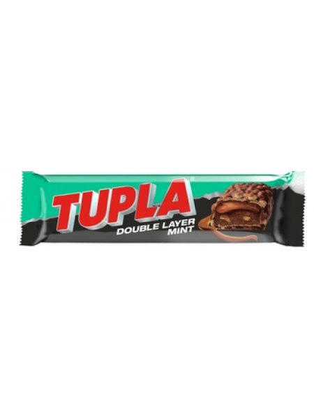 Двухслойный мятный шоколадный батончик Tupla Double Layer Mint 48 г