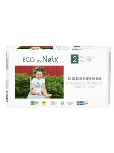 Подгузники Eco By Naty Mini №2 от 3-6кг 33шт