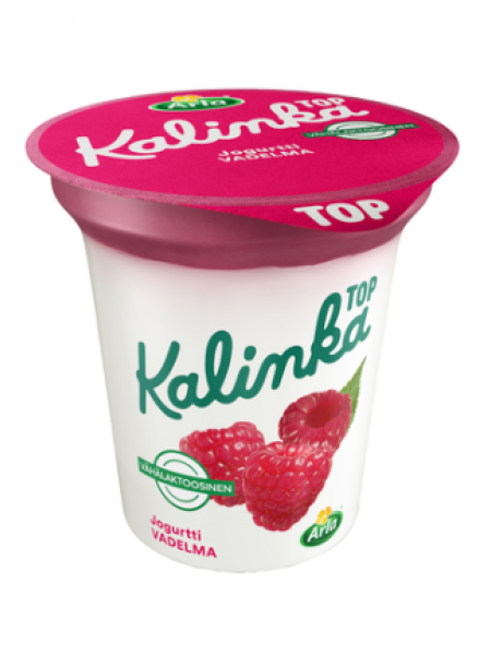 Йогурт Arla Kalinka Top vadelma jogurtti 150г малина