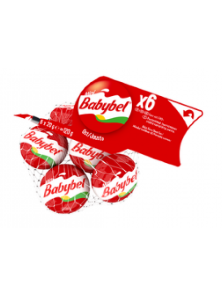 Сыр сливочный Mini Babybel 120г в сеточке без лактозы