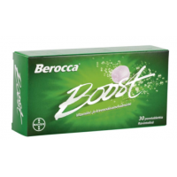 Шипучие витамины для активных и занятых людей BEROCCA BOOST 30шт