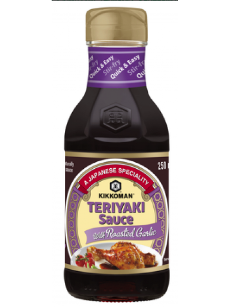 Соус терияки с жареным чесноком Kikkoman Teriyaki Sauce 250 мл