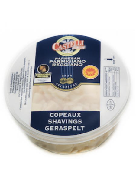 Сыр тертый Castelli Parmigiano Reggiano Lastu 80г в коробочке