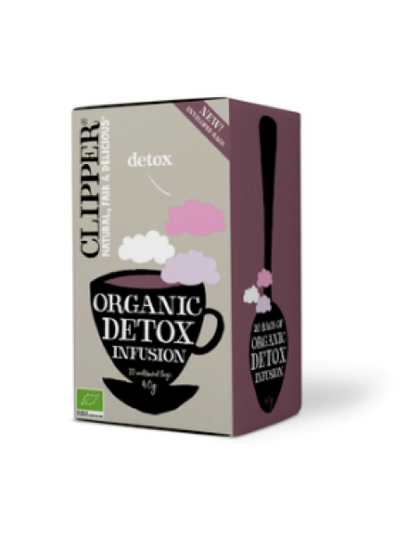 Чай в пакетиках органический травяной Clipper Detox 20 шт