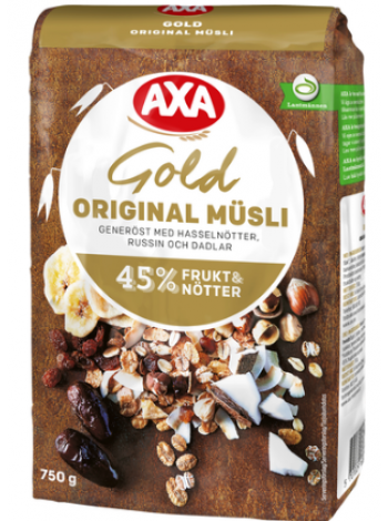 Мюсли AXA Müsli Gold Original 750 г