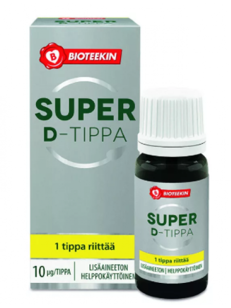 Капли с витамином Д BIOTEEKIN SUPER D-TIPPA 8 ML