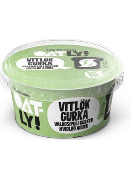 Овсяные хлопья с чесноком / огурцом Oatly Oatspread Valkosipuli/Kurkku 150 г