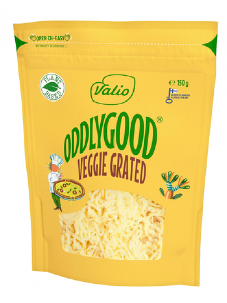 Тертый сыр для вегетарианцев Valio Oddlygood Veggie grated 150г