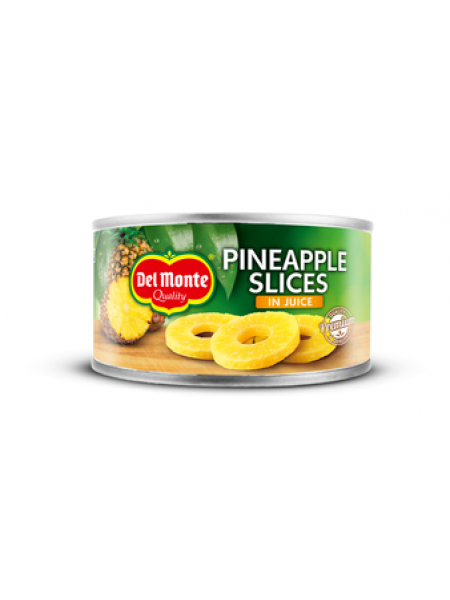 Кольца ананаса в собственном соку Del Monte  Pineapple Slices 220г