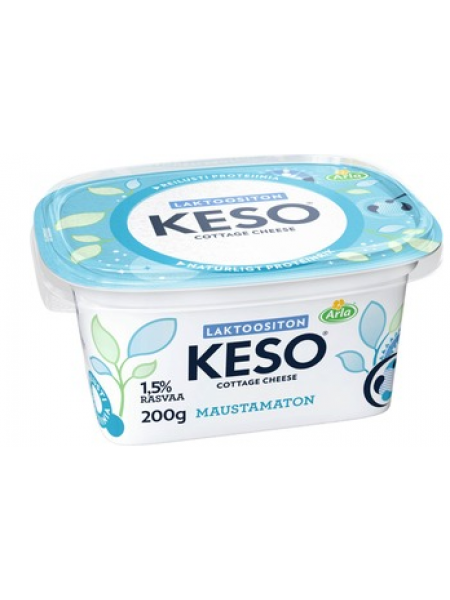 Творог без лактозы Arla Keso laktoositon maustamaton raejuusto 1,5% 200г