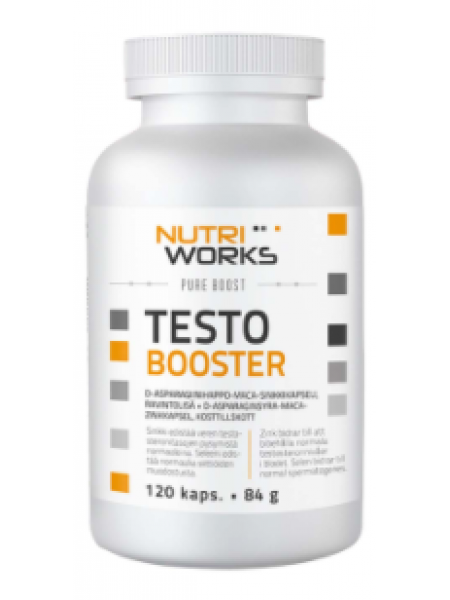 Универсальный продукт для мужчин NUTRI WORKS TEST BOOSTER 120шт